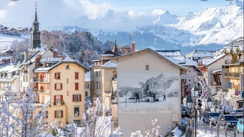 Elegant Historic Apartment Le Mont Joly - 3 Bed 2Bath View 80M2 Saint-Gervais-les-Bains Exteriör bild
